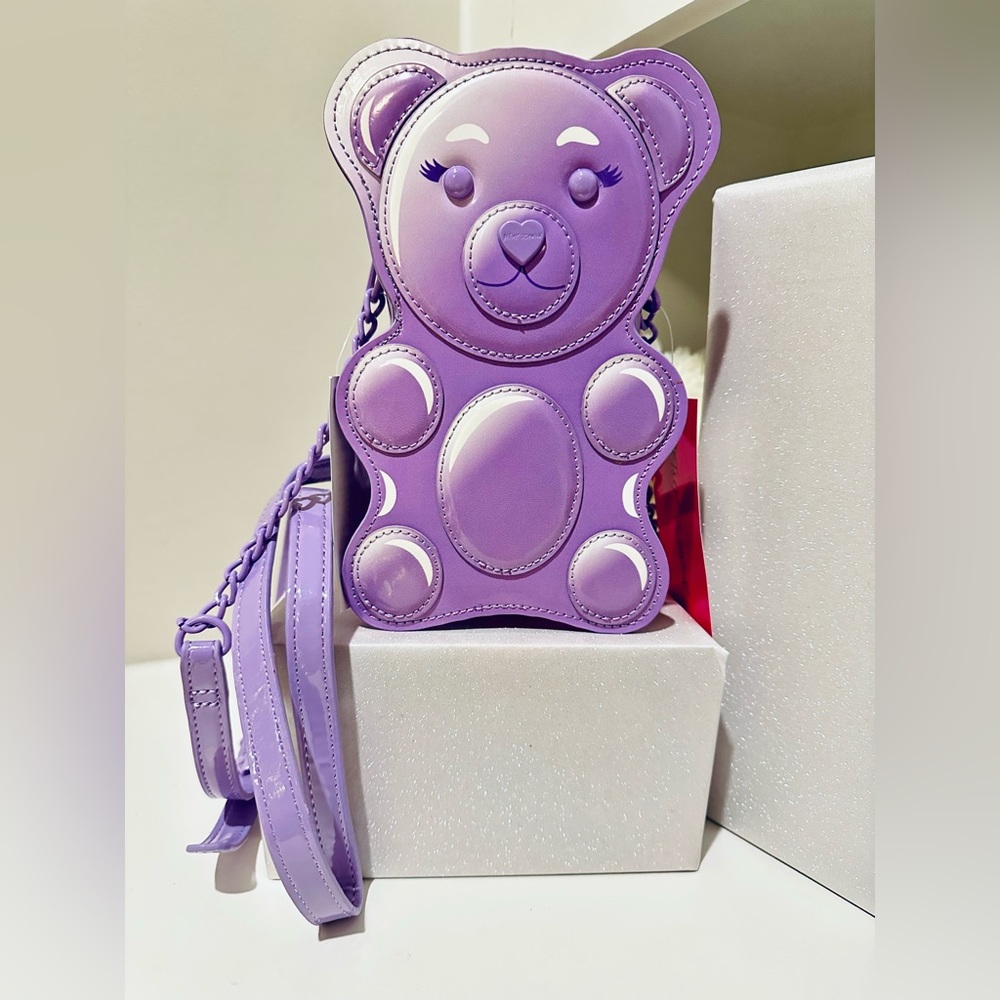 Betsey Johnson Lavender Purple Gummy Bear Crossbody Bag